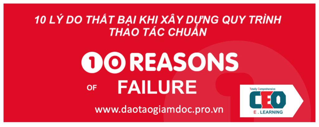 10 lý do khiến SOP thất bại