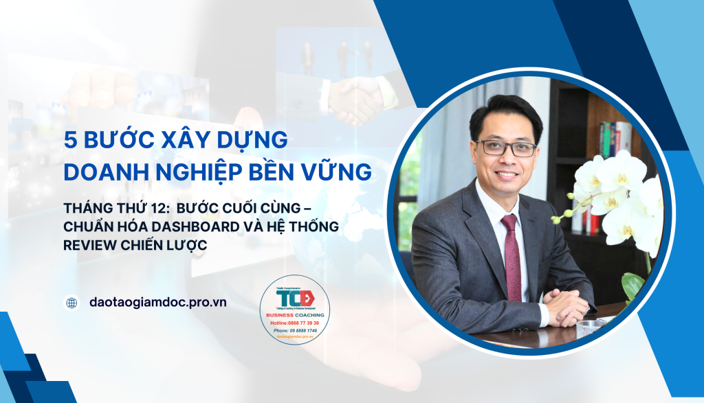 5 bước xây dựng doanh nghiệp tháng thứ 12