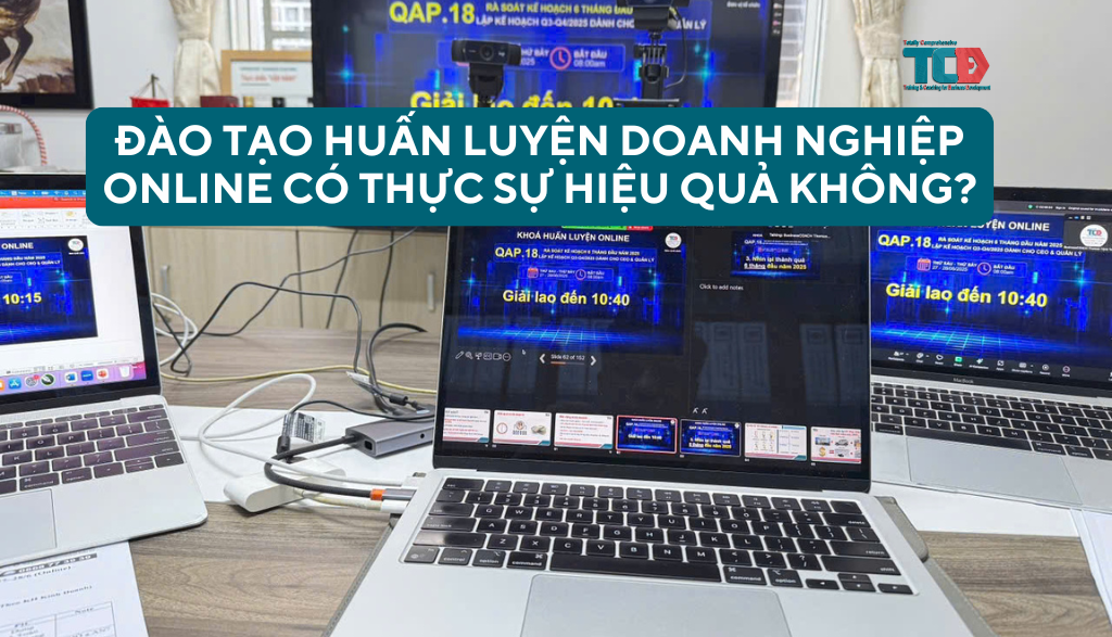 đào tạo huấn luyện doanh nghiệp online có hiệu quả không?