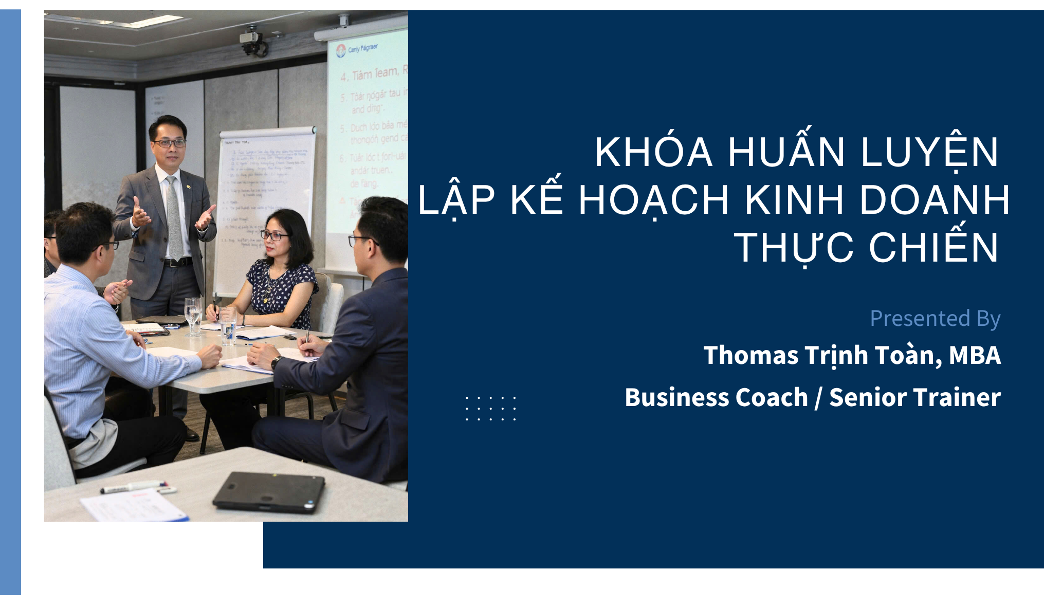 KHÓA HUẤN LUYỆN  LẬP KẾ HOẠCH KINH DOANH THỰC CHIẾN 